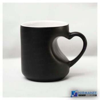 Emboss Heart Handle Magic Mug​